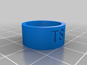 eti anillo 3-9w los anillos personalizado 3d print model - Mito3D