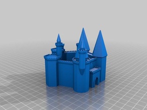 meine angepasste mittelalterliche Festung generator Gebäude Strukturen 3d print model - Mito3D