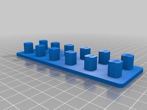 il mio personalizzato parametrico presa organizzatore strumento i titolari scatole 3d print model - Mito3D