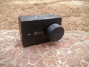 xiaomi yi 2 4k bouchon d'objectif de la caméra 3d print model - Mito3D