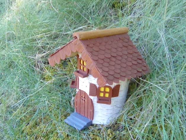 gnome house art 3D print model - Mito3D