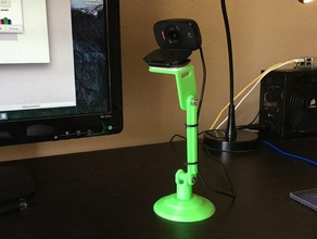 remixed webcam support household 3d print model - Mito3D