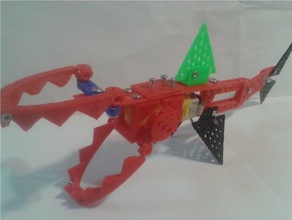 robo shark motorisé meccano lego compatible la construction les jouets jlsilicon roboshark le robot requin robotique 3d print model - Mito3D