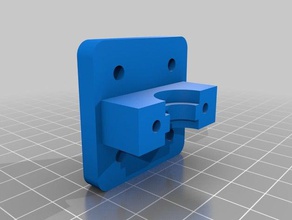 my customized hot end mount generator snug 3d printer parts 3d print model - Mito3D