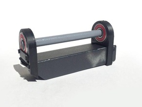 monoprice select mini spool roller 3d printer accessories filament holder m200 mount 3d print model - Mito3D