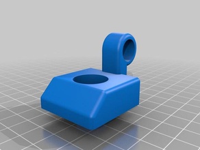 toilet hinge household 3d print model - Mito3D