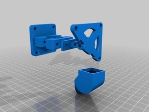 one up hot end mount 31mm 3d printer parts customized 3d print model - Mito3D