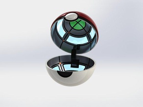 pokemon ball 3d printing open