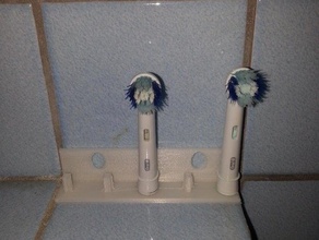 supporto per testine - spazzolini elettrici cuarto de baño accesorios dentista portaspazzolini spazzolino cepillo dientes 3d print model - Mito3D