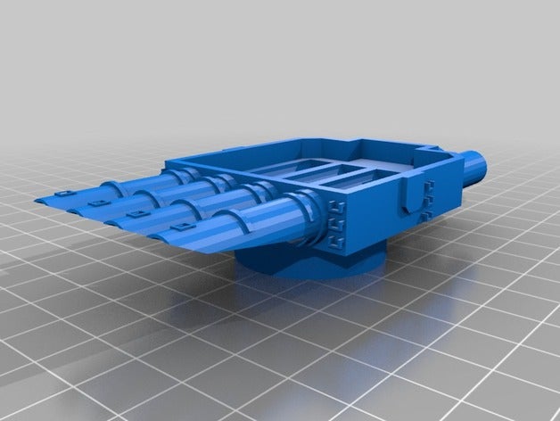 torpedeos tube v1 mk1 harekaze rc véhicules 3D print model - Mito3D