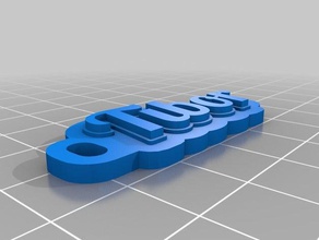 tibor Schlüsselbund Schlüsselanhänger angepasst 3d print model - Mito3D