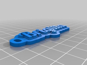 brigitta keychain-2 Schlüsselanhänger angepasst 3d print model - Mito3D