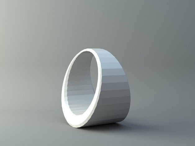 ring abgeschrägten Zylinder Ringe 3D print model - Mito3D