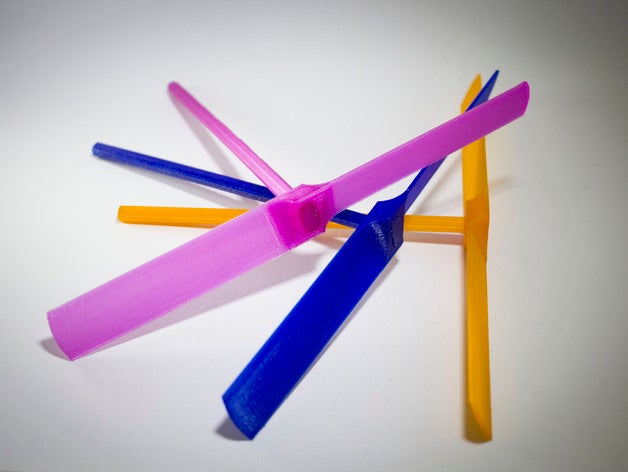 tradicional de bambu helicóptero brinquedos jogos educacionais voando crianças makeredchallenge2 scienceproject 3D print model - Mito3D