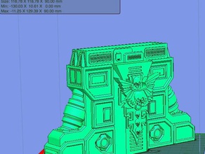 landing-pad-Unterstützung Spalten - Spielzeug Spiele 40k infinity skyshield Struktur unterstützt 3d print model - Mito3D