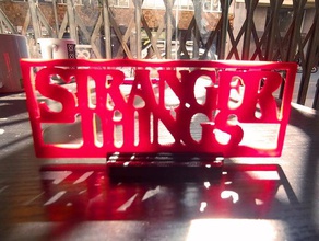 stranger things one piece other lettering 3d print model - Mito3D