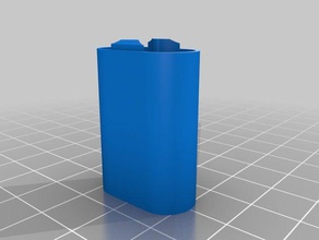battery case 2 bottom containers customized 3d print model - Mito3D