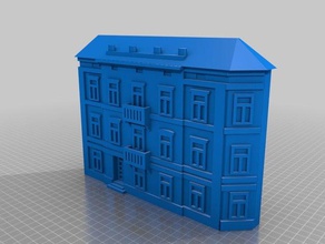 1814 cephe lampa house helsinki binalar yapılar minyatür bina modeli model tren ölçek 3d print model - Mito3D