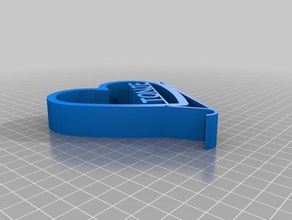 mobile stand heart phone 3d print model - Mito3D
