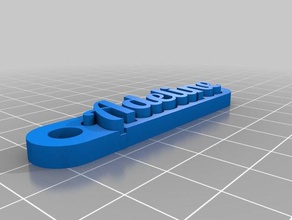 adeline keychains customized 3d print model - Mito3D