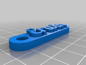 erwin de porte-clés personnalisé 3d print model - Mito3D