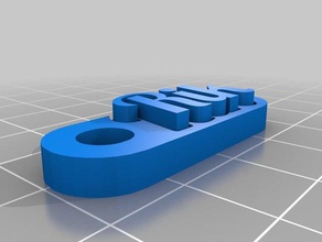 rik keychains customized 3d print model - Mito3D