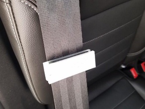 seat belt slider automotive adjustable clamp clip holder seatbelt 3d print model - Mito3D