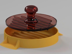 hamburger di bollo cibo bevanda colorfabb a cottura premere ngen 3d print model - Mito3D