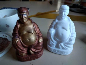 original totally fake trump buddha real one sculptures 3d print model - Mito3D
