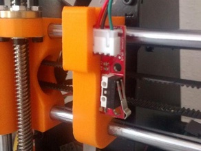 end stop prusa 3d printer parts i3 steel sapolini x-axis 3d print model - Mito3D