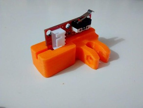 end stop prusa 3d printer parts endstop i3 sapolini y-endstop 3d print model - Mito3D