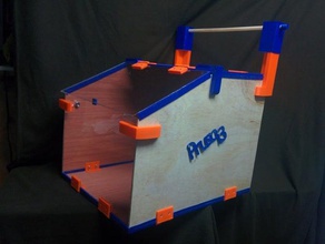 prusa super case 3d printer accessories box enclosure 3d print model - Mito3D