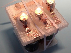 série parallèle du circuit de la lampe titulaires l'apprentissage les circuits inventeur mbmakeathon physique scienceproject tvy 3d print model - Mito3D
