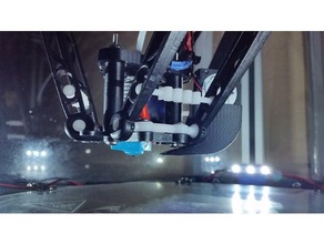 rostock max v2 layer fan mount 3d printer parts e3d hotend cooling seemecnc 3d print model - Mito3D