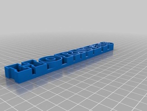 hornets text storage sculptures customized 3d print model - Mito3D