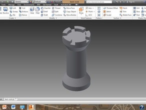 substituição de xadrez torre peça 3d print model - Mito3D