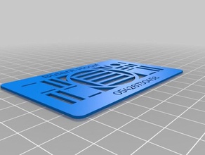 kard signos logotipos personalizado 3d print model - Mito3D