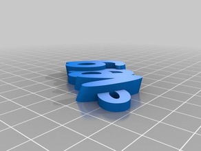 meine angepasste iamburnys v2text name keyring viggo Schlüsselanhänger 3d print model - Mito3D
