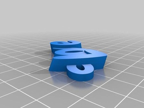 meine angepasste iamburnys v2text name keyring Liebe Schlüsselanhänger 3d print model - Mito3D