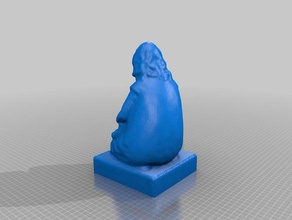 ragazza statua di gatto stampa 3d sculture 3d print model - Mito3D