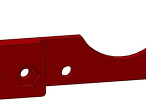 p802n AutoKorrektur-mount-Stück aktualisieren 3d Drucker Teile 3d print model - Mito3D