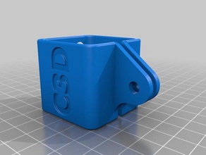 polaroid cube case yüksek Dağı kamera 3d print model - Mito3D