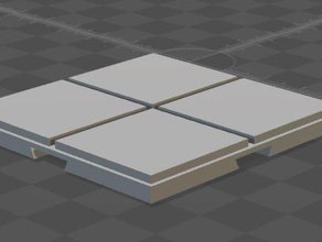 axolote azulejos de vista previa base azulejo 13 pared unirse juegos 3d print model - Mito3D