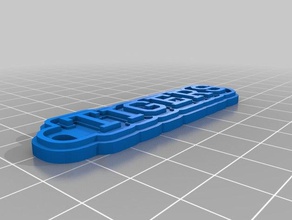 tiger keychain keychains customized 3d print model - Mito3D