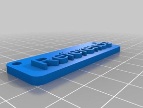 name-tag-Referenz Zeichen logos angepasst 3d print model - Mito3D