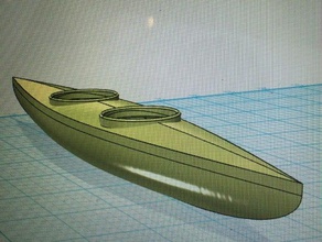 canoa hobby 3d print model - Mito3D