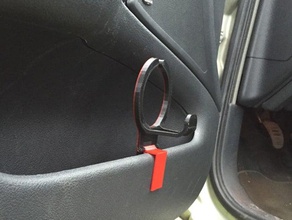 foldable can holder car automotive 33cl canette door glove pocket pliable portire 3d print model - Mito3D