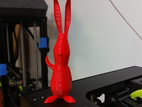 3d-yakıt maskot oliver tavşan hayvanlar bunny 3d print model - Mito3D