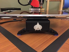 printrbot simple de metal las piernas extendidas remezclada ninjaflex pies 3d la impresora partes patas soporte amplia 3d print model - Mito3D