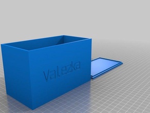 valezka caixa recipientes personalizado 3d print model - Mito3D